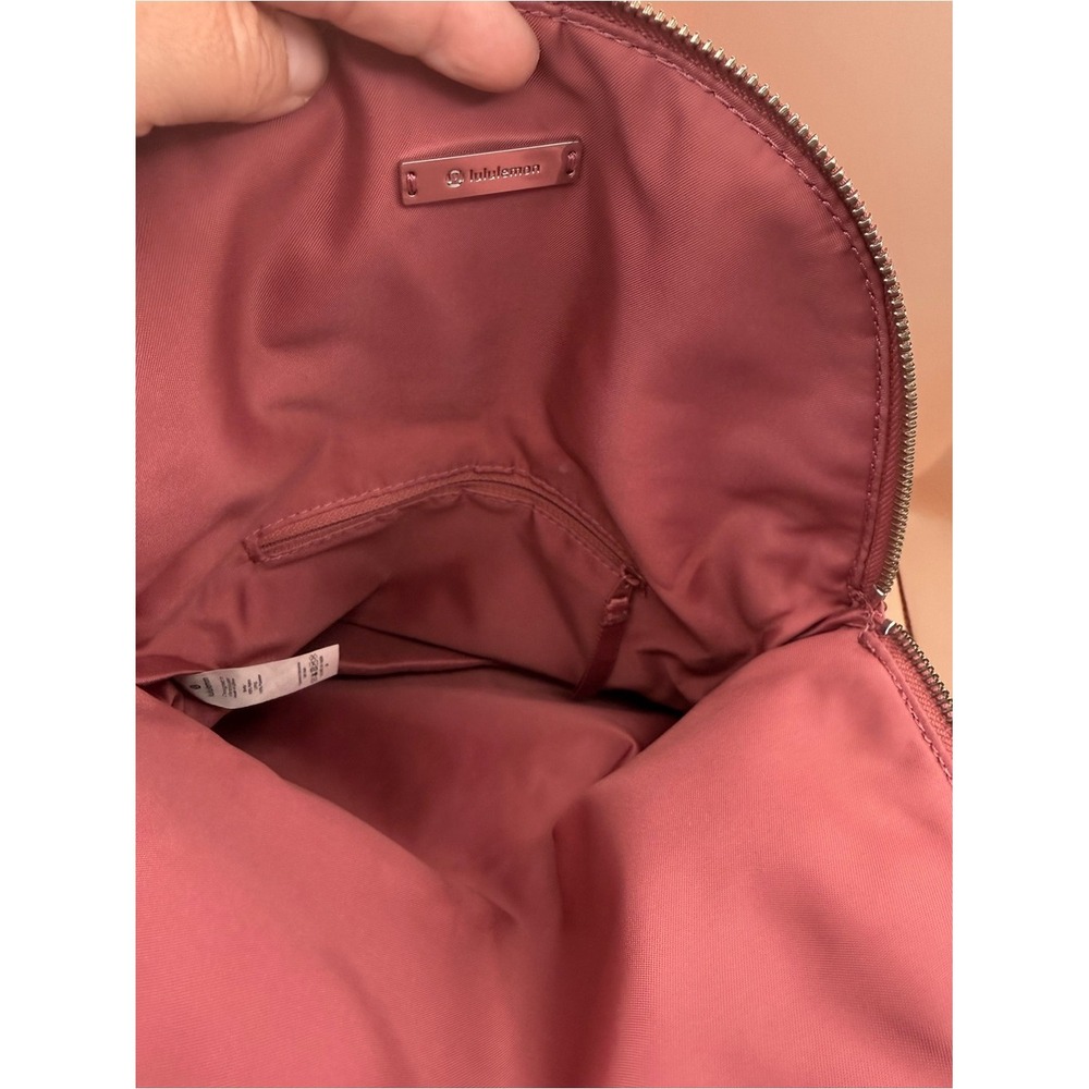 Lululemon All Night Festival Bag Crossbody Mauve Pink Nylon Adjustable Strap - Picture 11 of 15